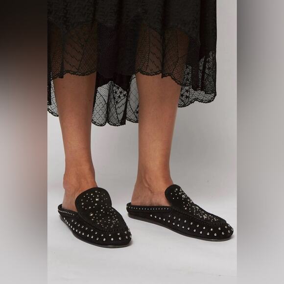 Zadig and Voltaire Sleeper Dream Studs Leather Sandal - Picture 1 of 15